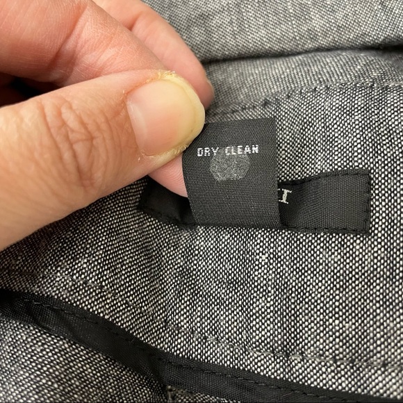 Alfani Women’s Heather Gray Linen Blend Cropped Plus Size Pants size 18W - Picture 11 of 11